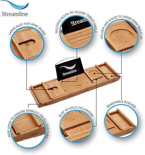 Miniatura 6 de Streamline N-940-75FSWH-FM - Bandeja de desagüe externo independiente