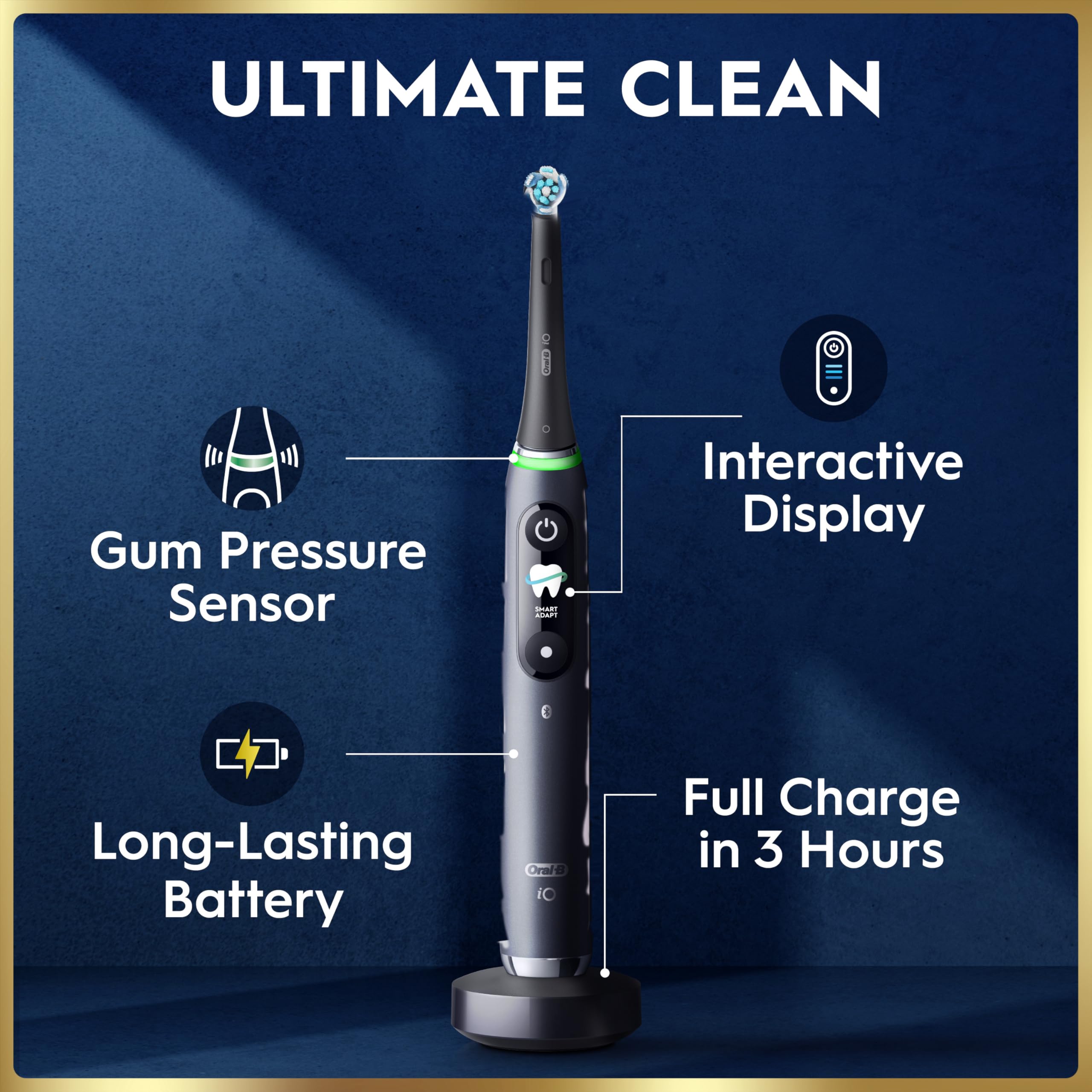 Amazon.com: Oral-B iO Series 9 Limited Rechargeable Black Electric