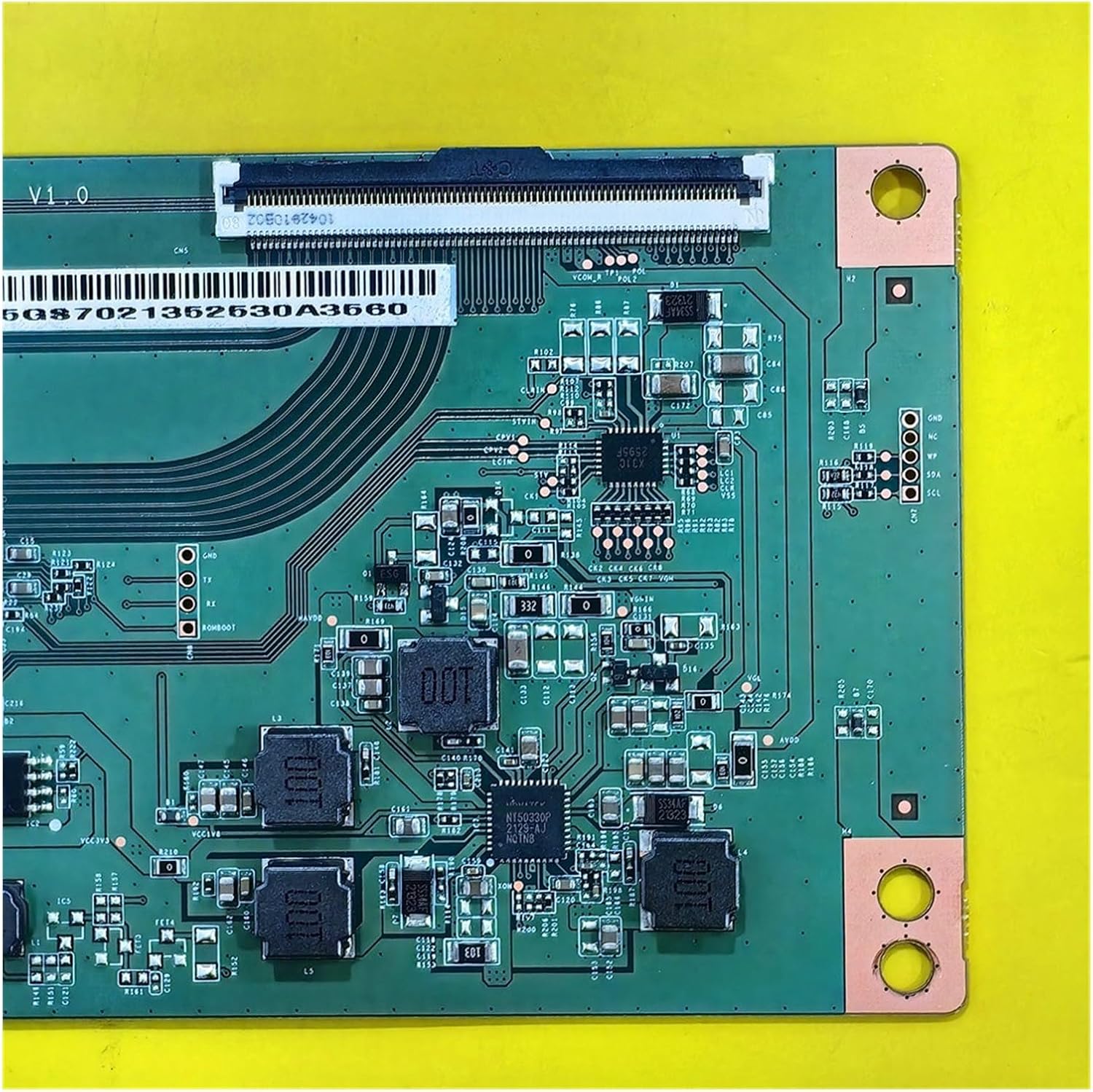 TV Logic Board Parts, Compatible For Vizio CCPD-TC575-009 V1.0 STCON575G V585-H11 V585-J01 JVC LT-58MAW705 55US5800 58R6E3, T-CON Board