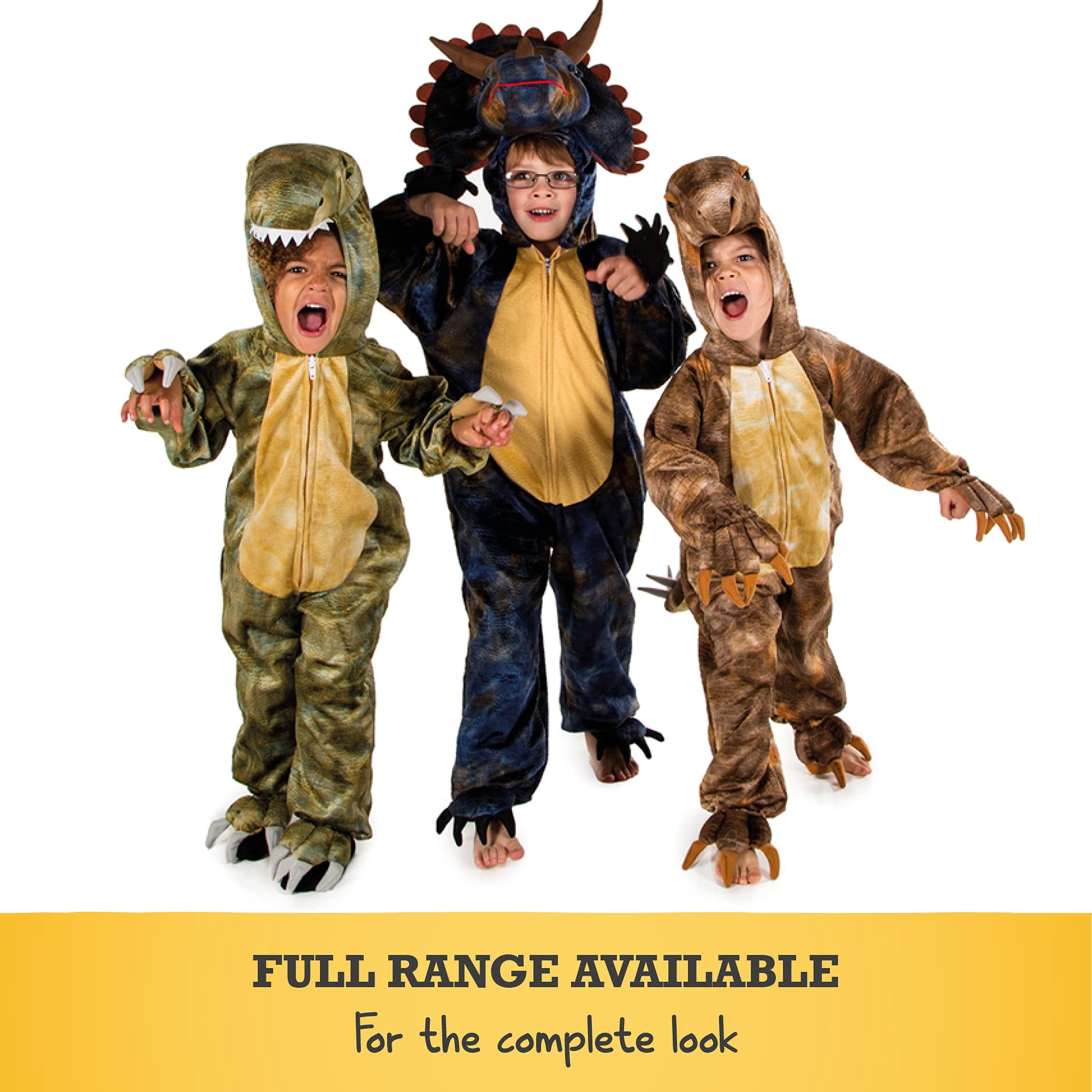 TRex Onesie (Official Natural History Museum) Kids Dinosaur Costume, 3