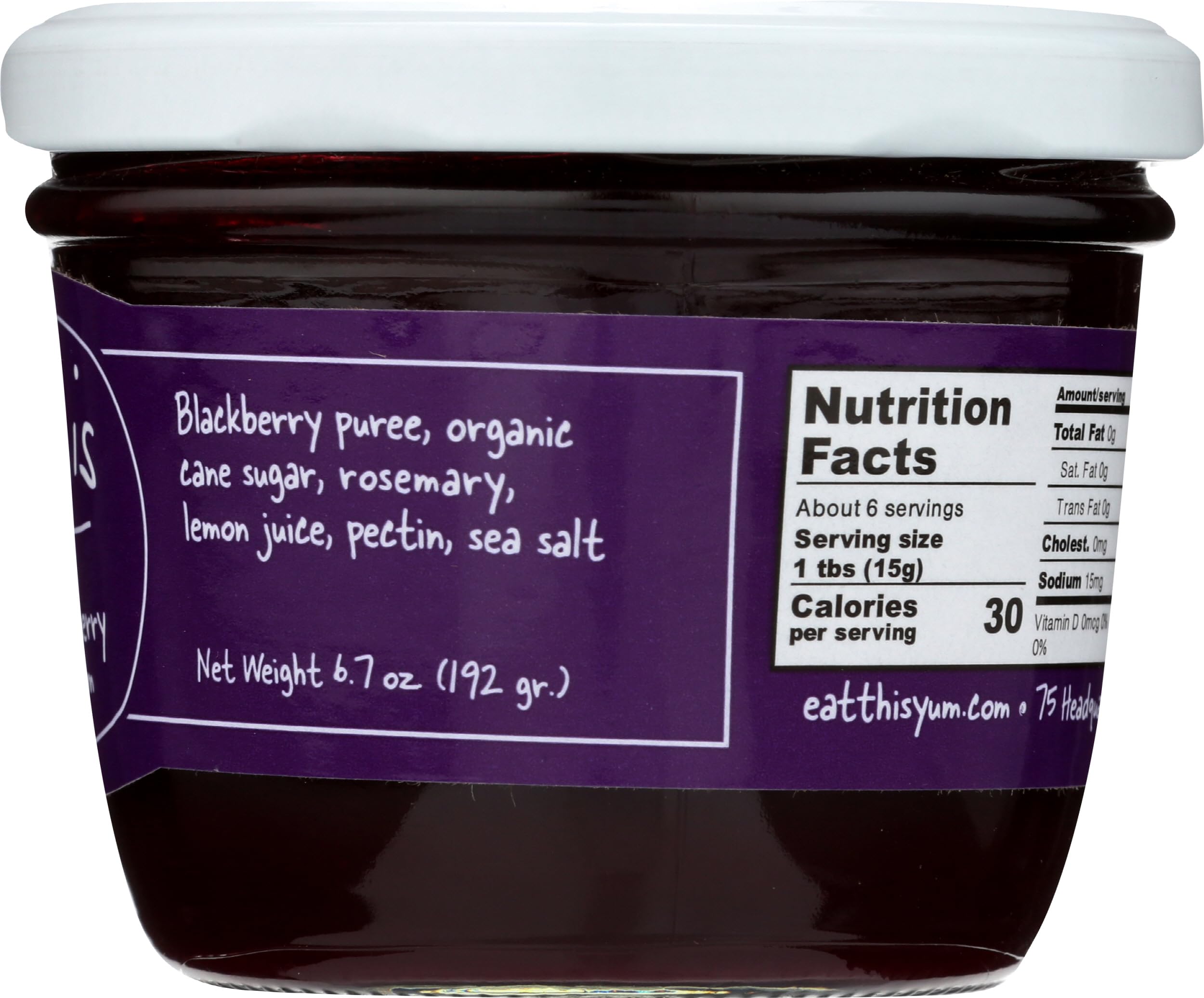 Eat This, Jam Blackberry And Rosemary, 6.7 Ounce | Grocery Pickup
