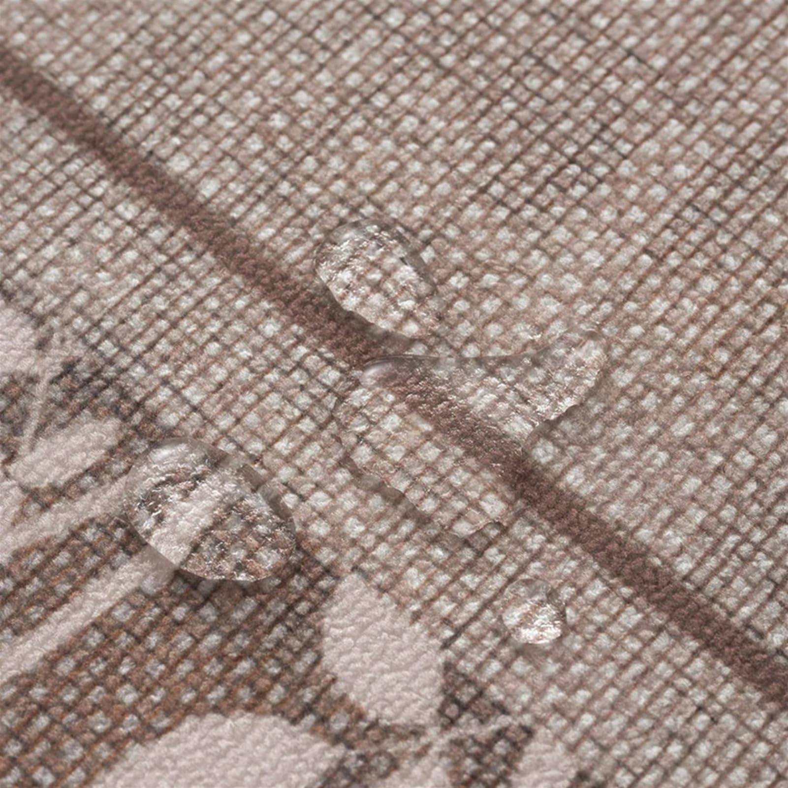 Küchenteppich Anti-Ermüdungs Küchenbodenmatte Küchenmatte rutschfeste wasserdichte Stehküchen-Läufermatte Hellbraun, 50 x 80 cm