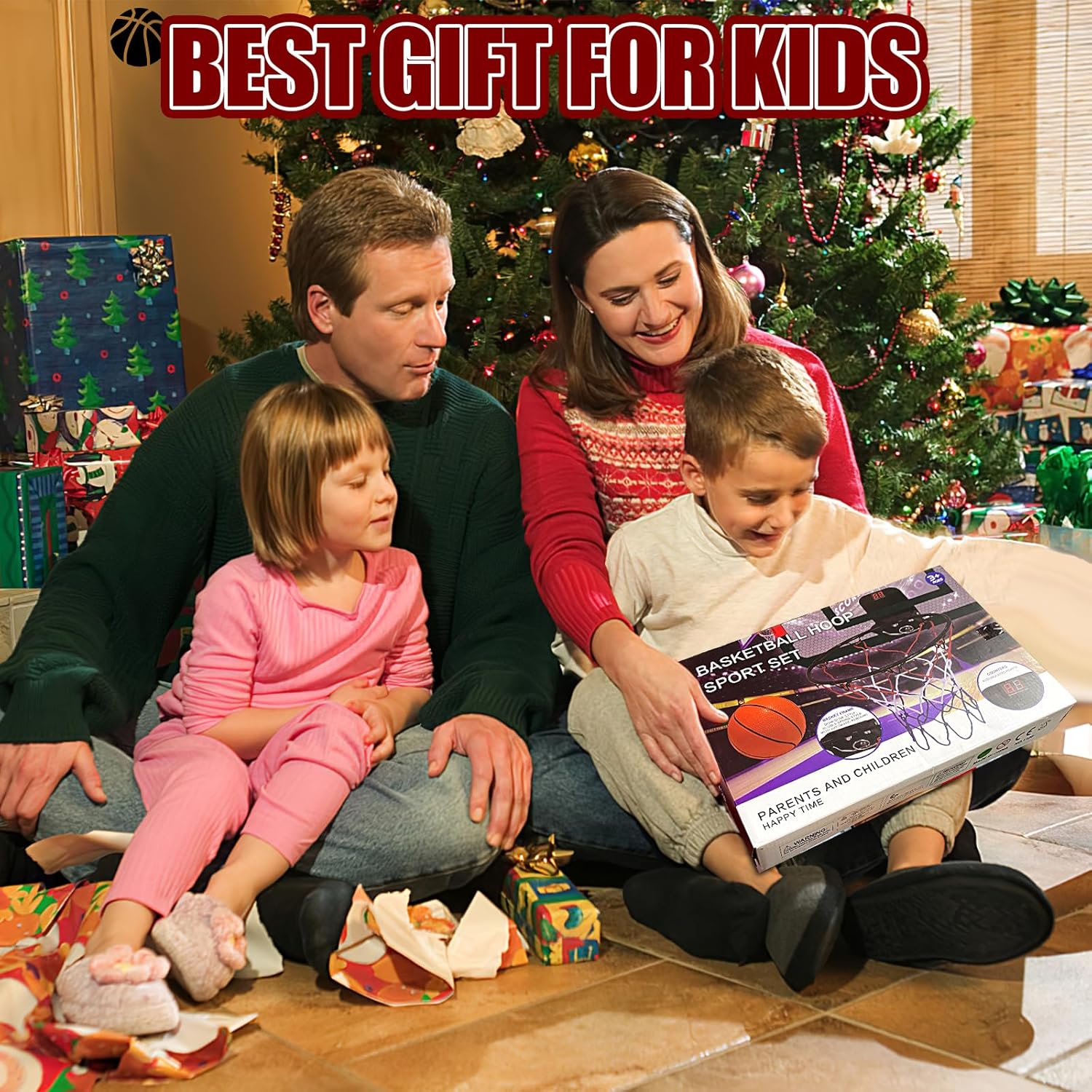 Score Big with Our Mini Outdoor Indoor Basketball Hoop - Electronic Scoreboard & 2 Balls Included, Perfect Toy Gifts for Active Boys Ages 3 4 5 6 7 8 9 10 11 12