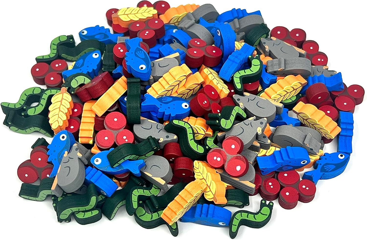 Wingspan Food Upgrade (145 Pieces for Base Game Plus European Expansion)