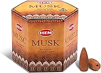 Vista 4 de Conos de incienso de reflujo (coco) Total 40 conos - Incienso HEM de la India