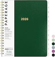 Vista 31 de PAPERAGE Agenda semanal y mensual 2026, 12 meses (enero de 2026 a diciembre de 2026), 5.6 x 8 pulgadas, agenda 2026 de tapa dura con hojas semanales