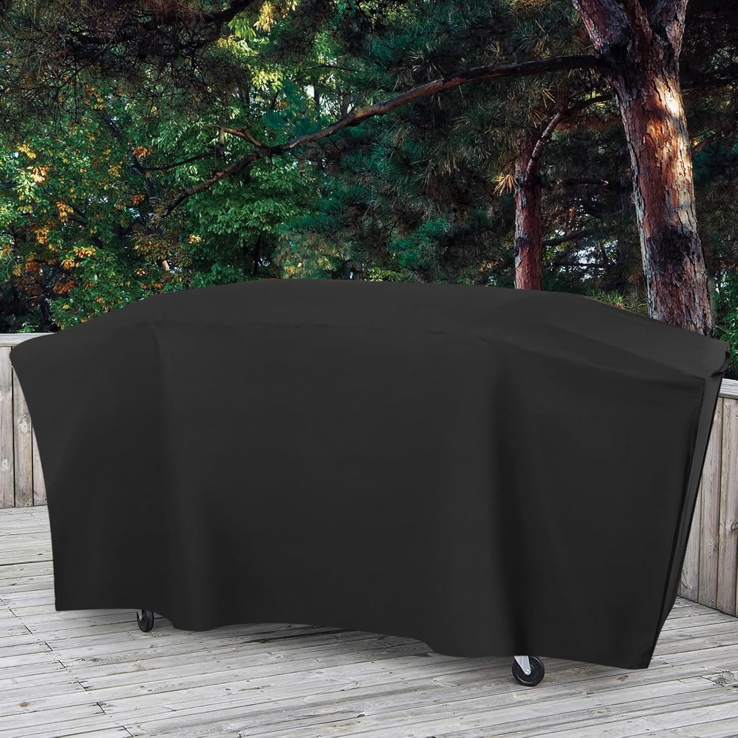 Grill Cover for 8 Burner GB8001 GB8003 Grill, Outdoor Heavy Duty Flat Top Grill Cover, Waterproof Gas Grill Cover - 91 X 28 X 38 Inch