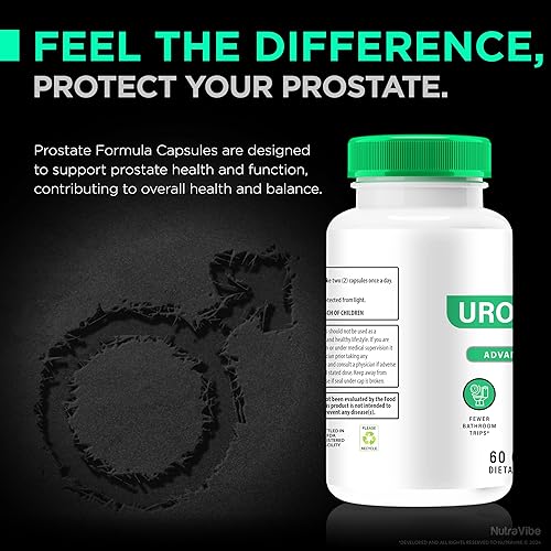 Miniatura 5 de Paquete de 2 pastillas UrolPrime, cápsulas oficiales de Urol Prime para apoyar la próstata saludable, el nivel de energía y el bienestar general,