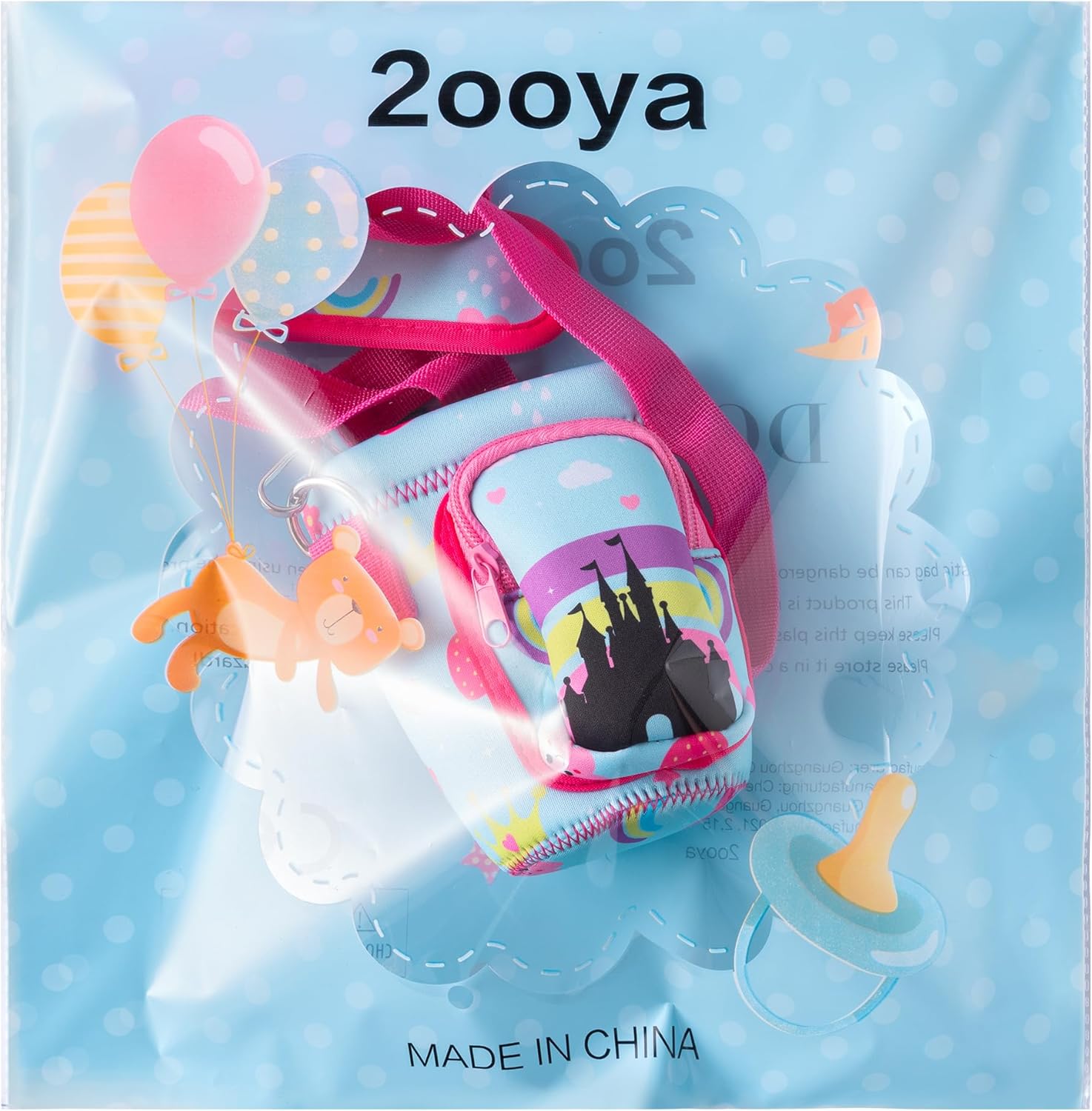 Water Bottle Carrier Bag with Strap for Kids - Water Bottle Bag Holder with Padded Strap Pocket 10/12/14/16/18Oz for Boys Girls School Walking Hiking Camping - Image 6