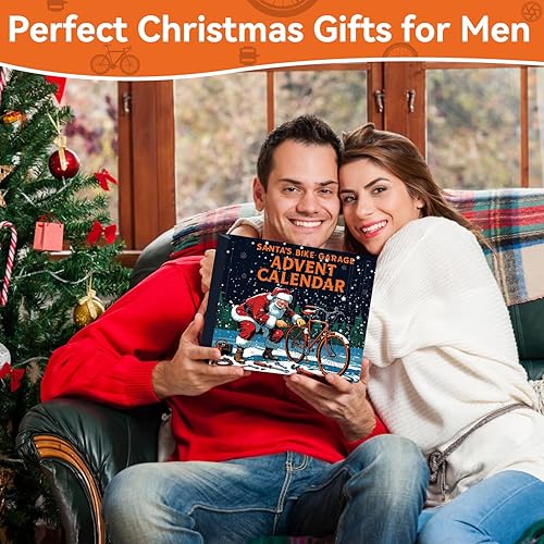 Miniatura 8 de Herramienta de reparación de bicicletas, calendario de Adviento para adultos, hombres, adolescentes, niños, kit de reparación de bicicletas de 24