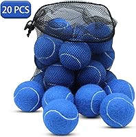 Vista 2 de Tennis Balls, 20 Pack Training Tennis Balls,High Elasticity Practice Tennis for Beginner, Exercise Playing Balls for Pet Dog