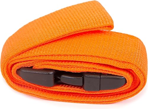 Miniatura 2 de PrimaCare IR-5006 Correa de sujeción unisex con hebilla de plástico para pacientes, adultos y niños, 2 pulgadas x 7 pies, naranja