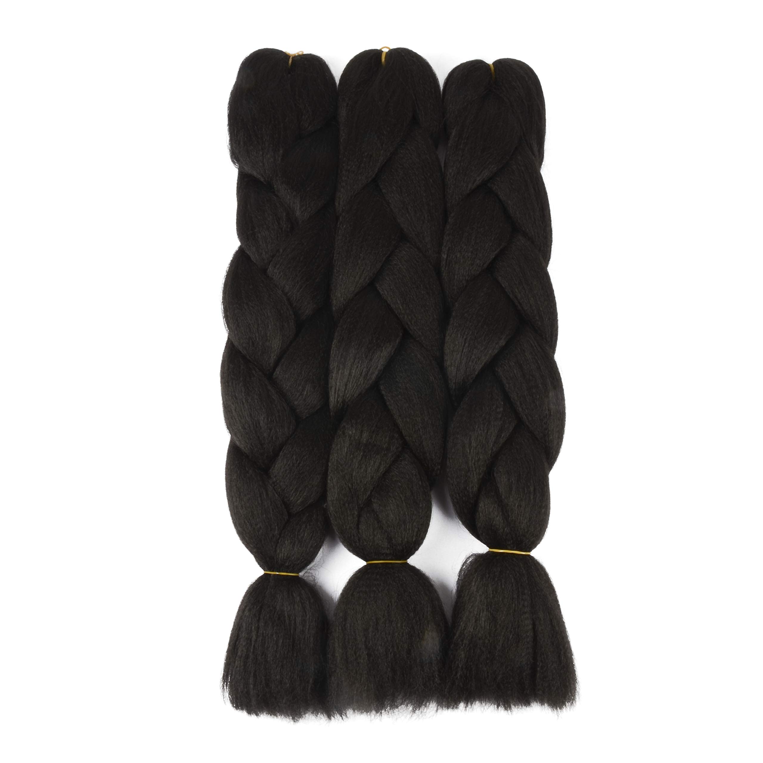 Buy Leyoo 450g Kanekalon Jumbo Braiding Hair For Beauty (150g/Bundle,3