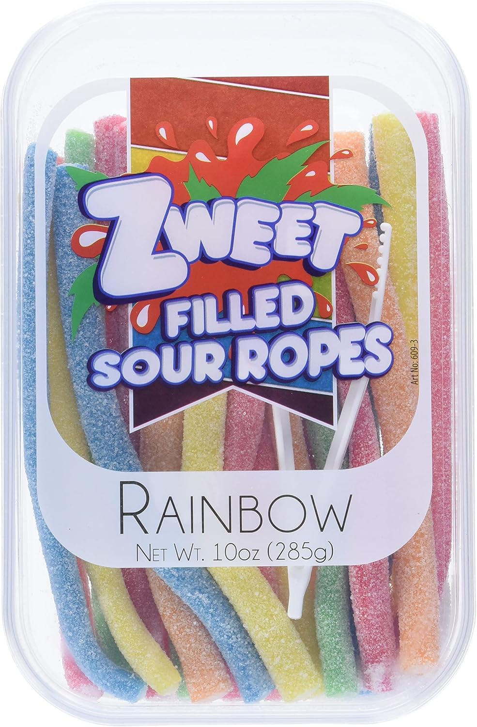 Sour Rainbow Ropes Zweet 10 oz Pack of 1 Amazon.co.uk Grocery
