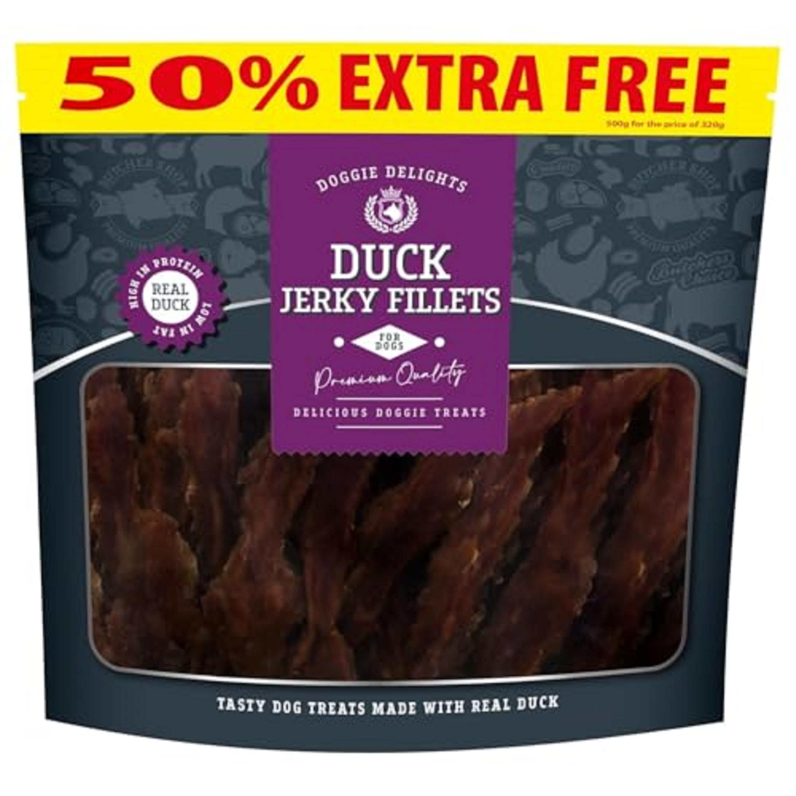 Sub future Doggie Delights Mixed Dog Treats -Mini Whirls, Duck Jerky, Jerky & Sweet Potato Wraps, Grain-Free, High Protein