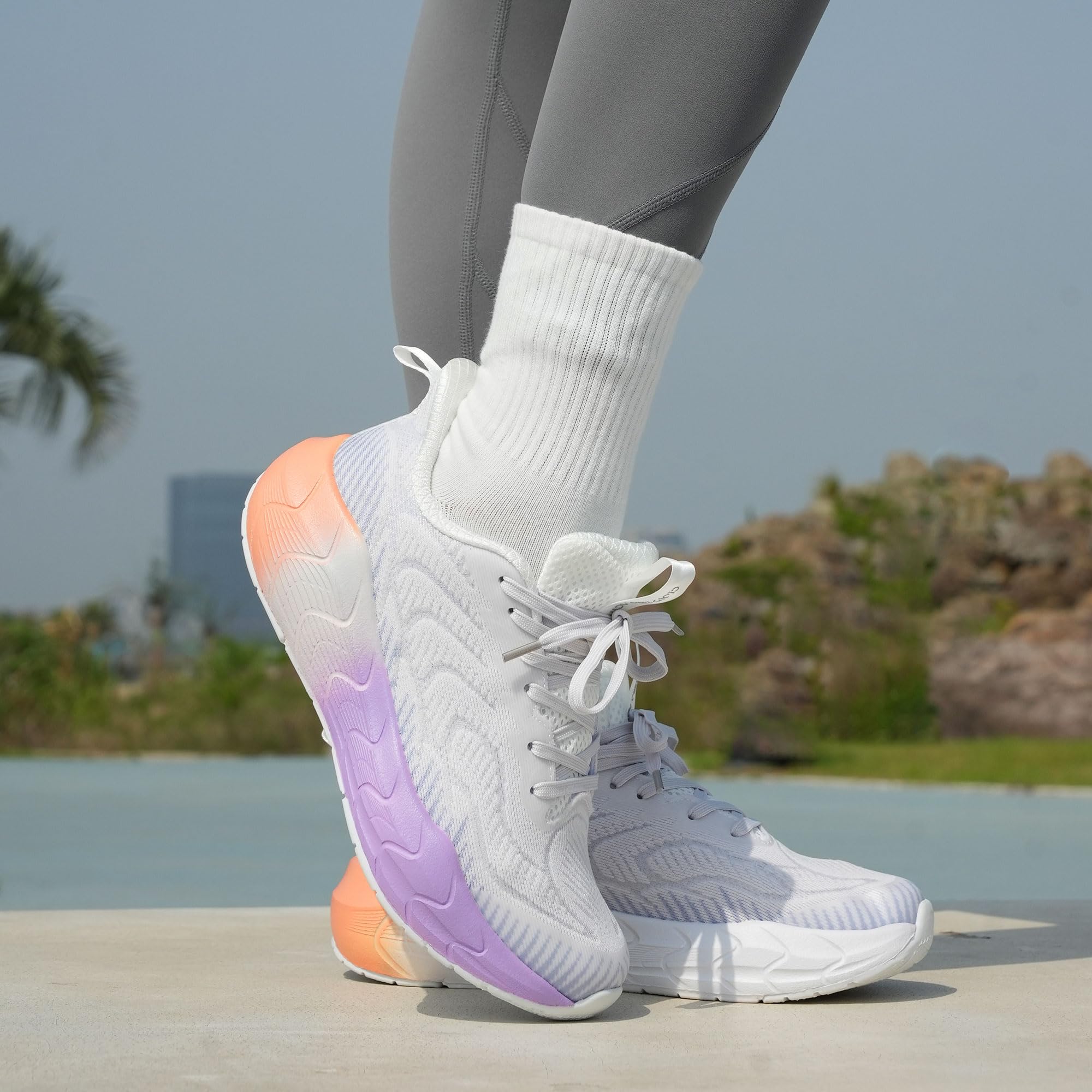 Hawkwell Cloud Zero Active Cushion - Zapatillas de senderismo transpirables para mujer, ligeras, antideslizantes, modernas