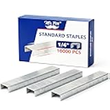 Mr. Pen- Staples for Staple Gun, 20 Sheets, 1/4 inch, 10000 Staples Bulk for Upholstery, Construction, Furniture
