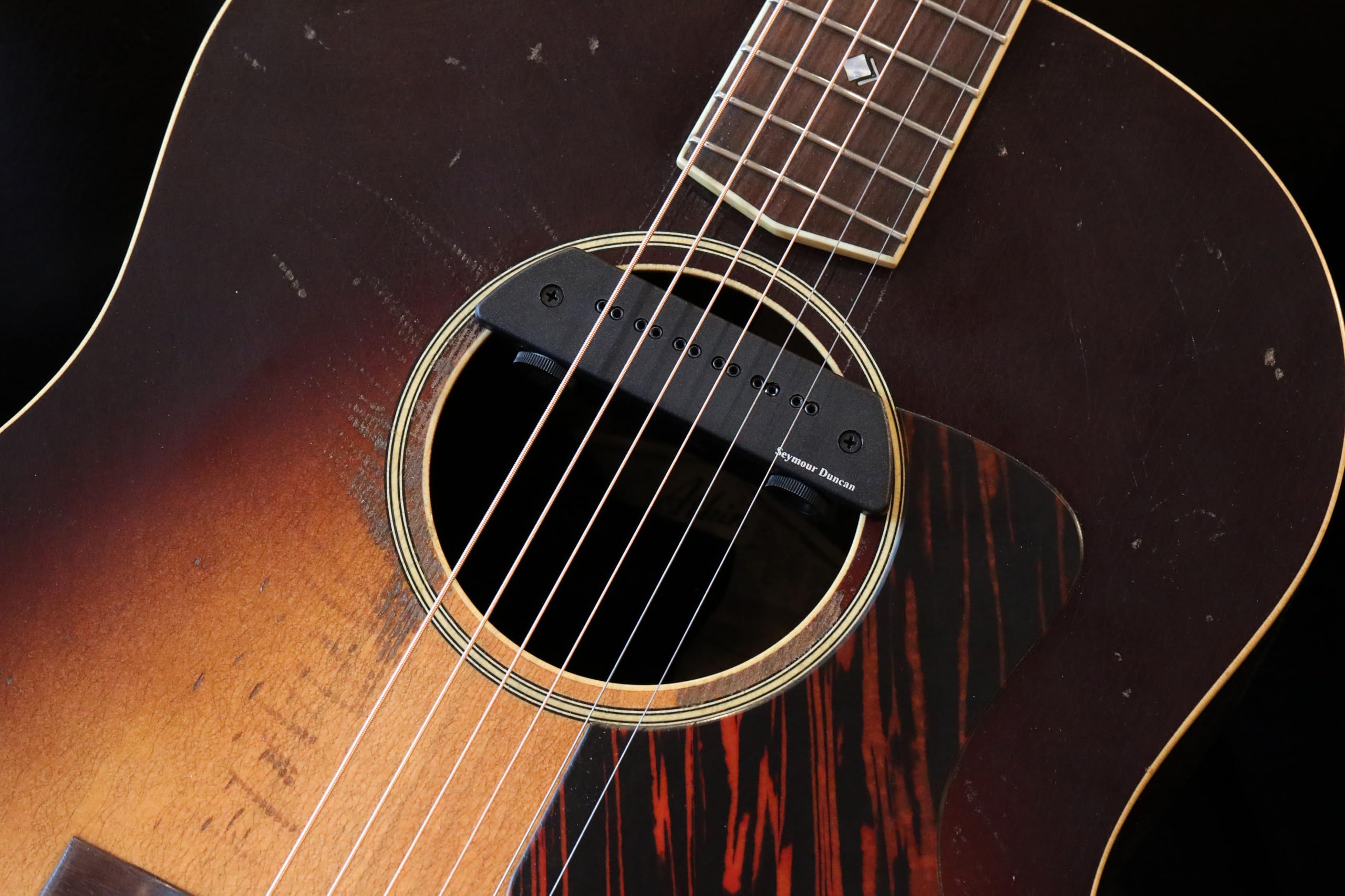 Seymour Duncan SA-6 Rosace Mag-Serie odbiornik dźwięku do gitary akustycznej czarny