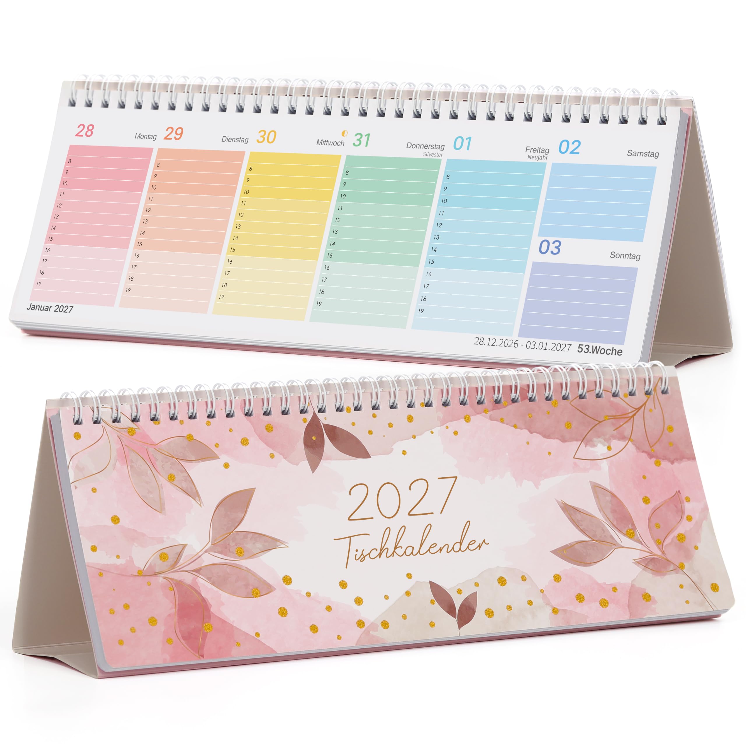 Desk Calendar 2027 January to December 2027