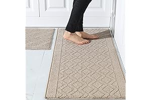 COSY HOMEER 48x20 Inch/30X20 Inch Kitchen Rug Mats