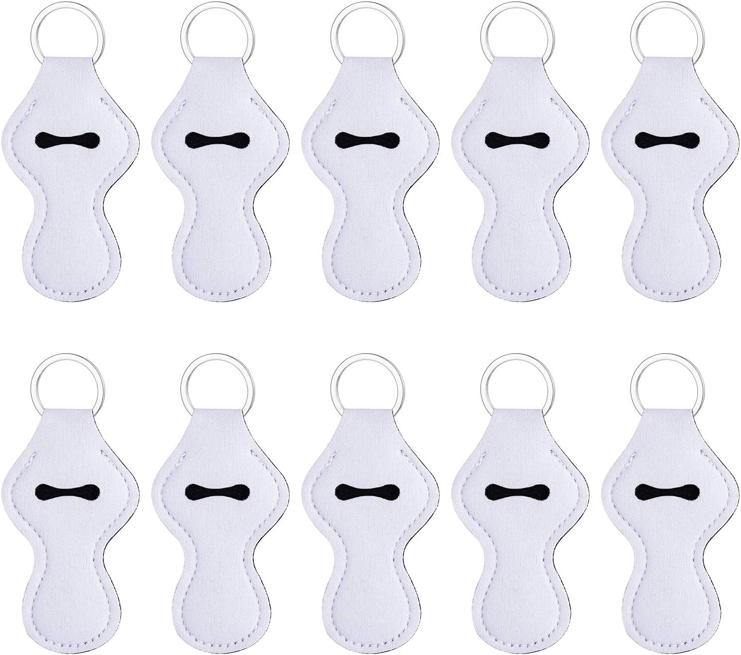 Customizable Neoprene Lip Balm Keychain Pack of 10 Zambia Ubuy