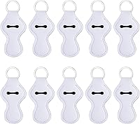 Vista 8 de Chapstick - Llaveros de neopreno a granel para lápiz labial, llavero, Texto fotográfico personalizado