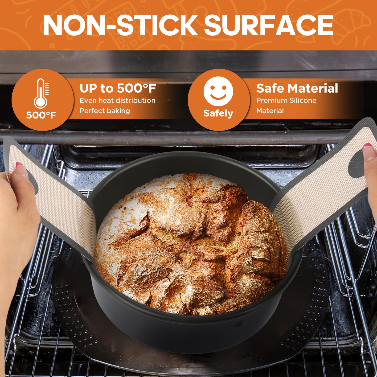 Tbest Tapis De Cuisson En Silicone Tapis De Cuisson Perforé En Silicone