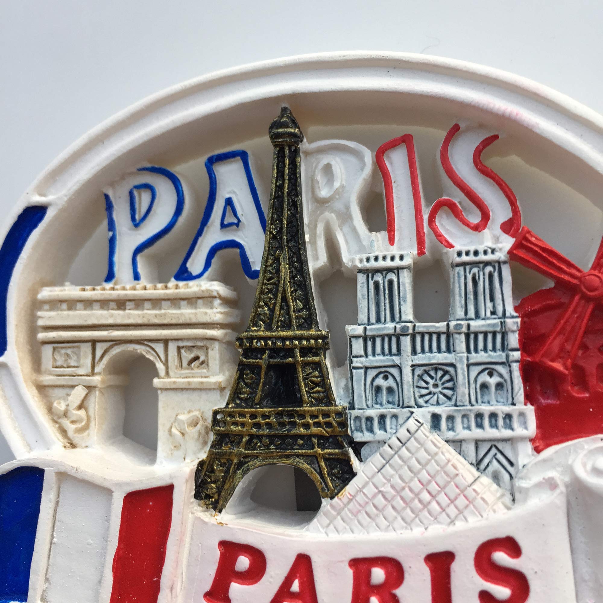 3D Maleta París Francia Refrigerador Imán De Nevera Recuerdos