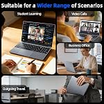 15.6 Ordinateur portable de pouce AI Logiciel, gagner 11 Ordinateurs portables avec 12GB RAM 256GB SSD, Bureau 365, Celeron Quad-core CPU, 180° Angle, type-C plein-caractère 7000mAh Batterie, carnet d'études d'affaires (Gray)