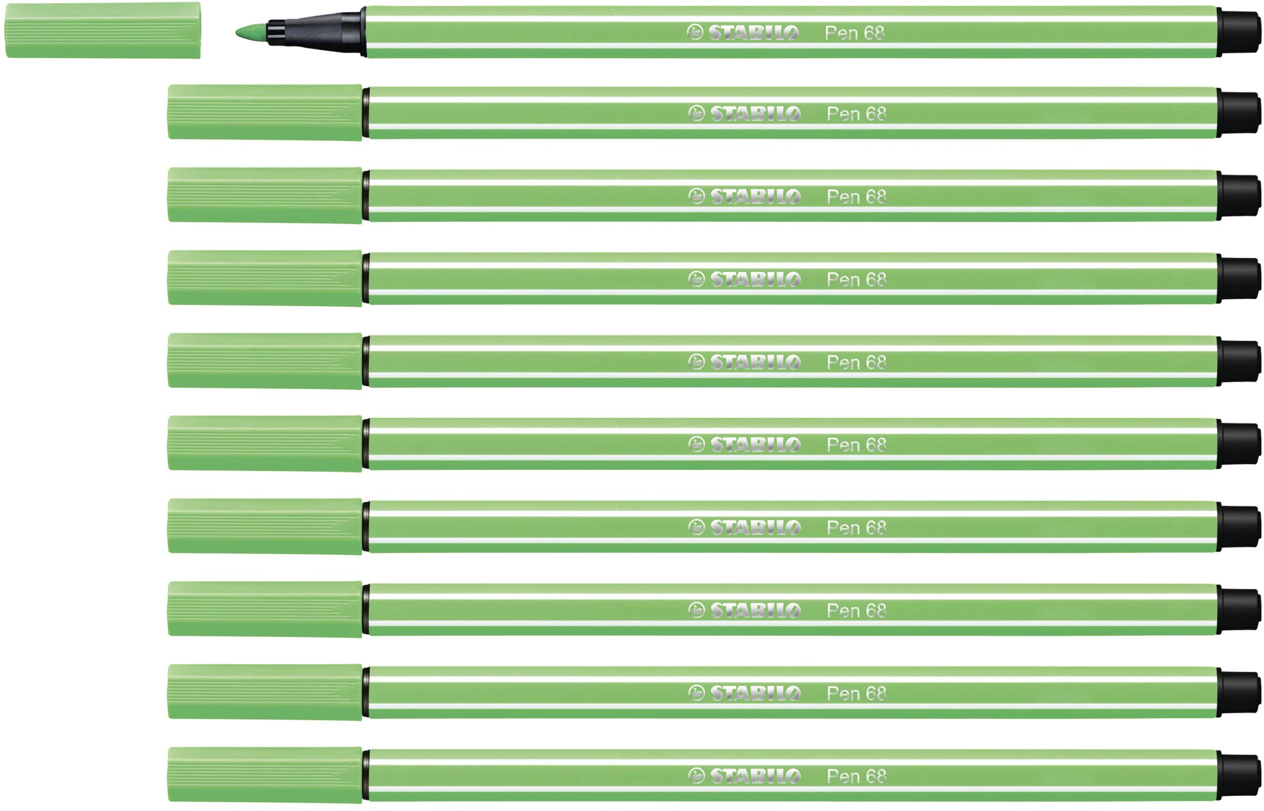 STABILO - Rotulador premium - Pen 68 - Pack de 10 - rosa neón — view 49