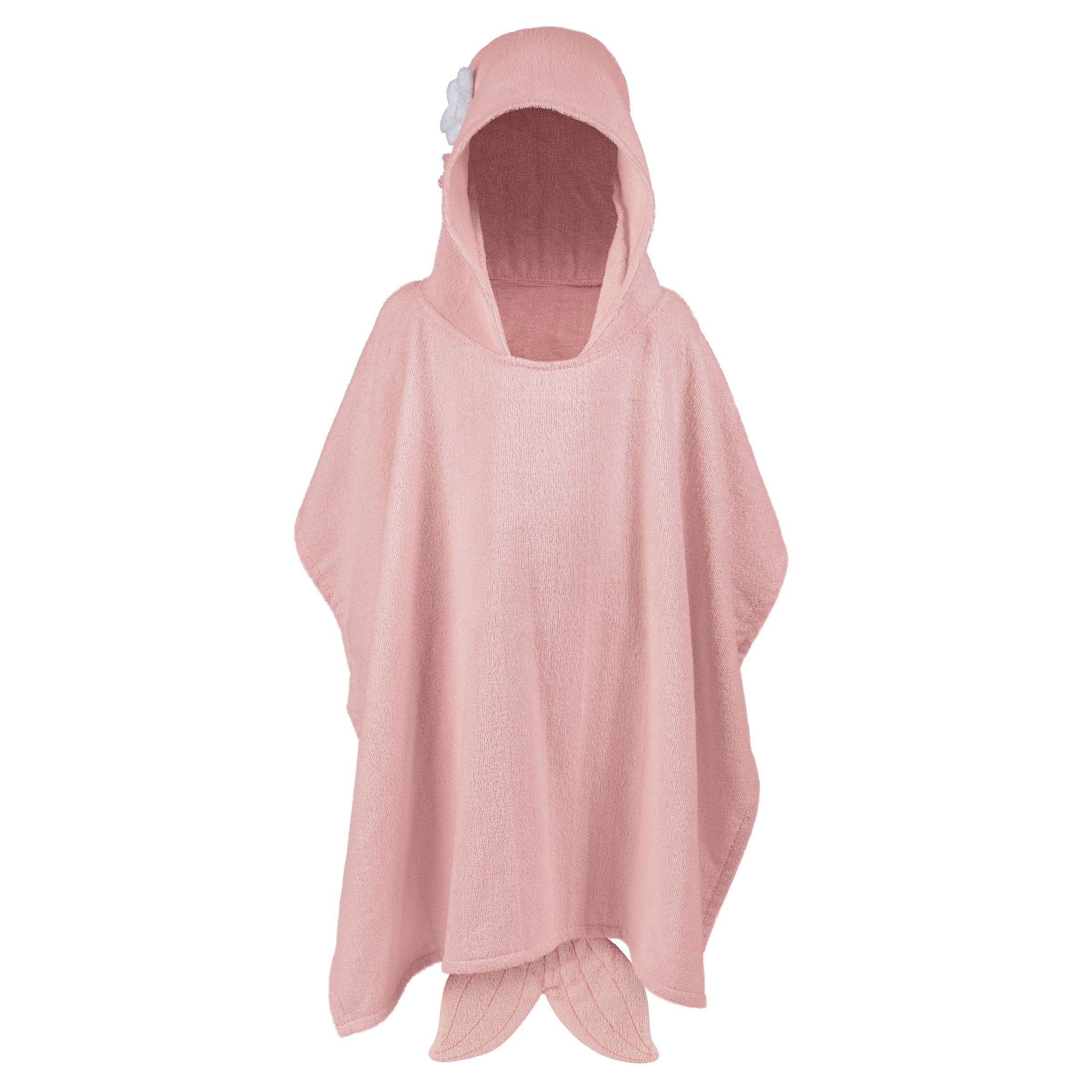 Stephen Joseph, Poncho de plage et de bain, 100 % coton à capuche pour tout-petits de 2 à 6 ans, garçons et filles, serviette de bain, piscine, poncho de plage doux et absorbant, sirène
