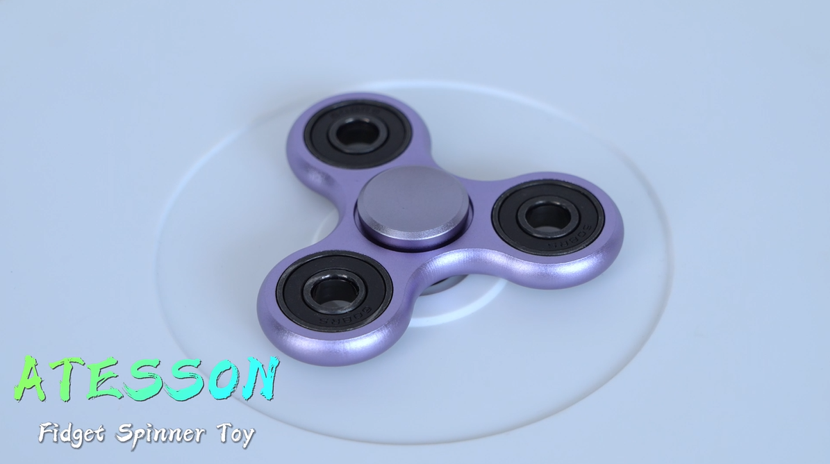 その他 fidget spinner Metallic Fidget Spinner | Purple | Free Shipping