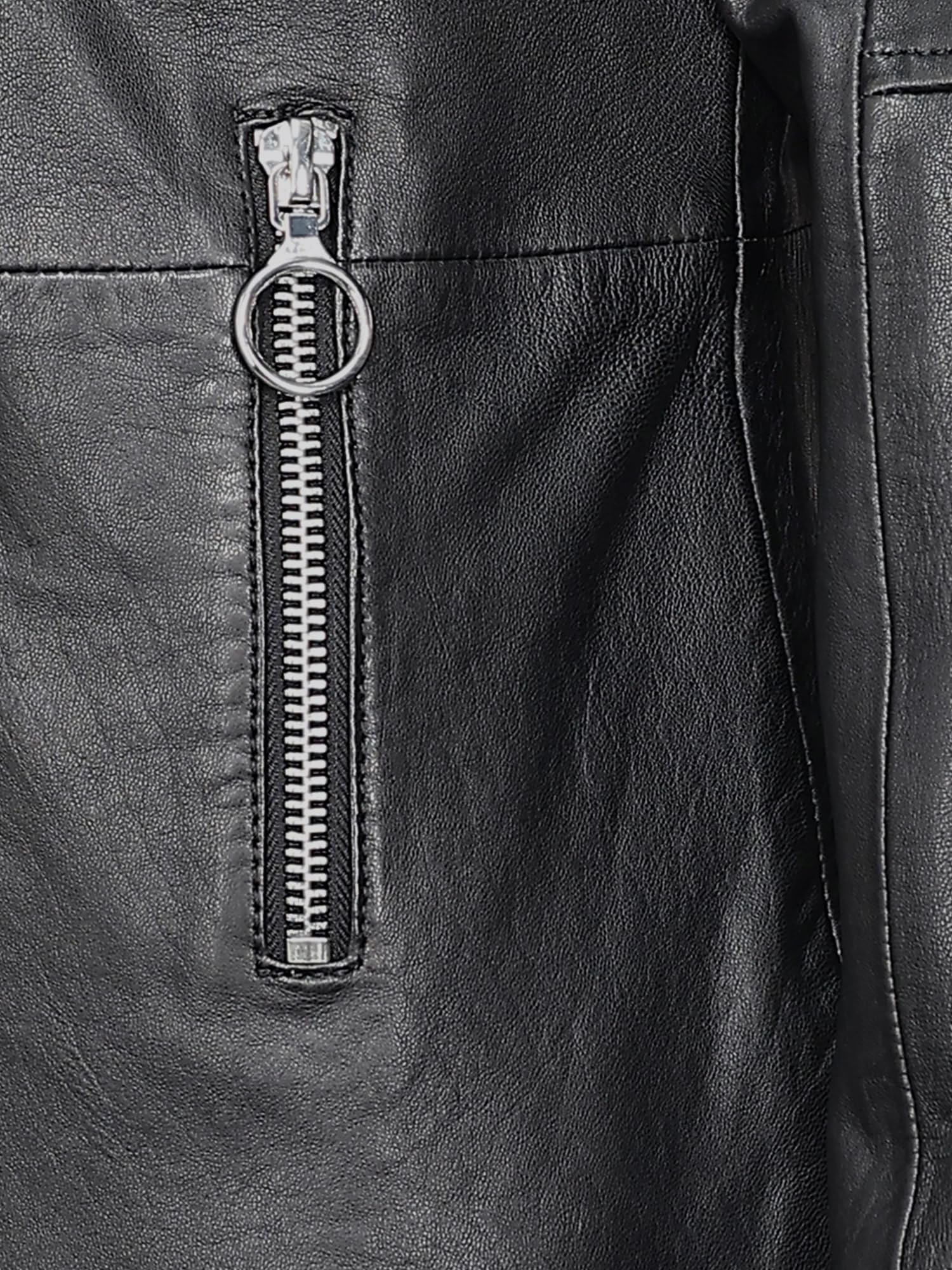 Maze Damski płaszcz skórzany 42020114 czarny M