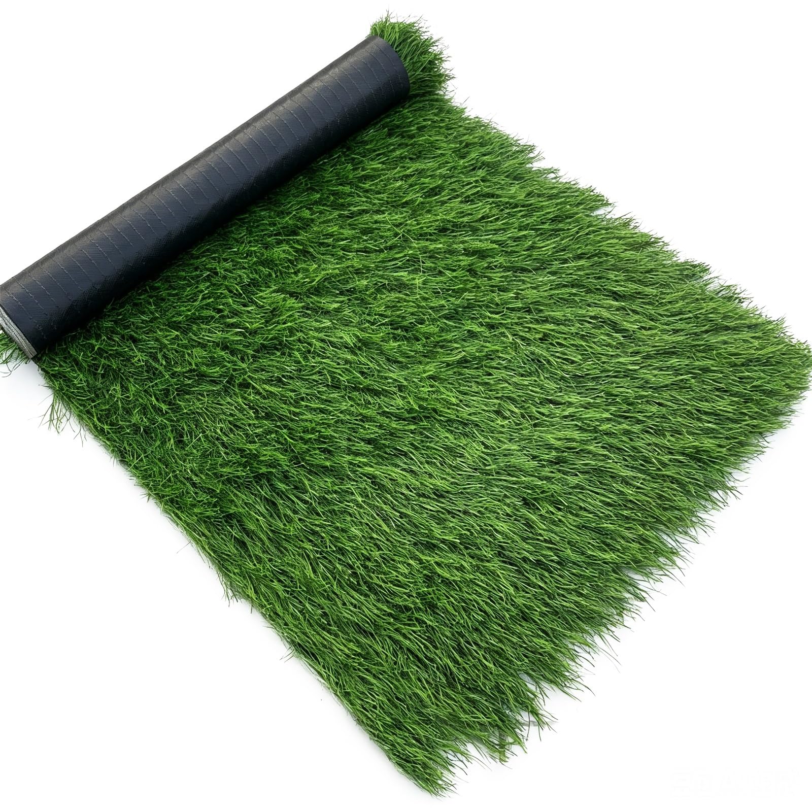 ZzERTE Synthetic Thatch Grass Roof,Tiki Artificial Straw Roll,Faux Straw Thatch, Fake Palm Leaf Roofing,For Huts,Garden Fencing,Wall,Roof Decor,Green(1x2m(39.4x78.7in))