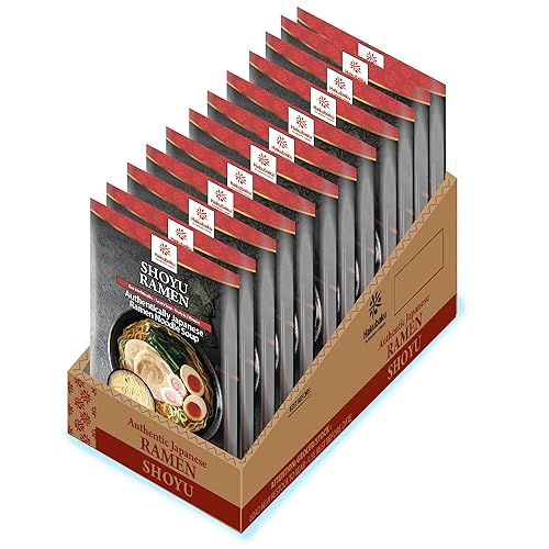 Miniatura 1 de Hakubaku Auténticos fideos japoneses de ramen (Shoyu, paquete de 12)