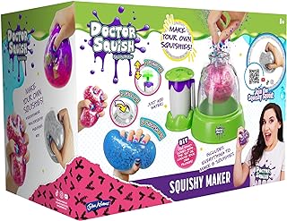 John Adams Doctor Squish Squishy Maker | Make Your Own Squishies | Social Media Sensation | Art & Craft Toy | Age 8+ | Includes Slime, Sparkles & Confetti | Gift Idea for Birthday & Christmas