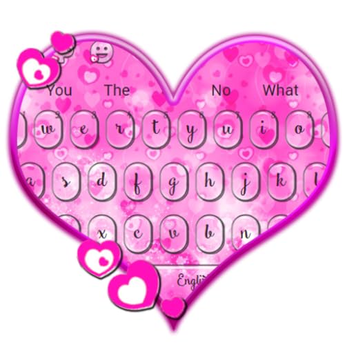 Pink Heart Keyboard Theme
