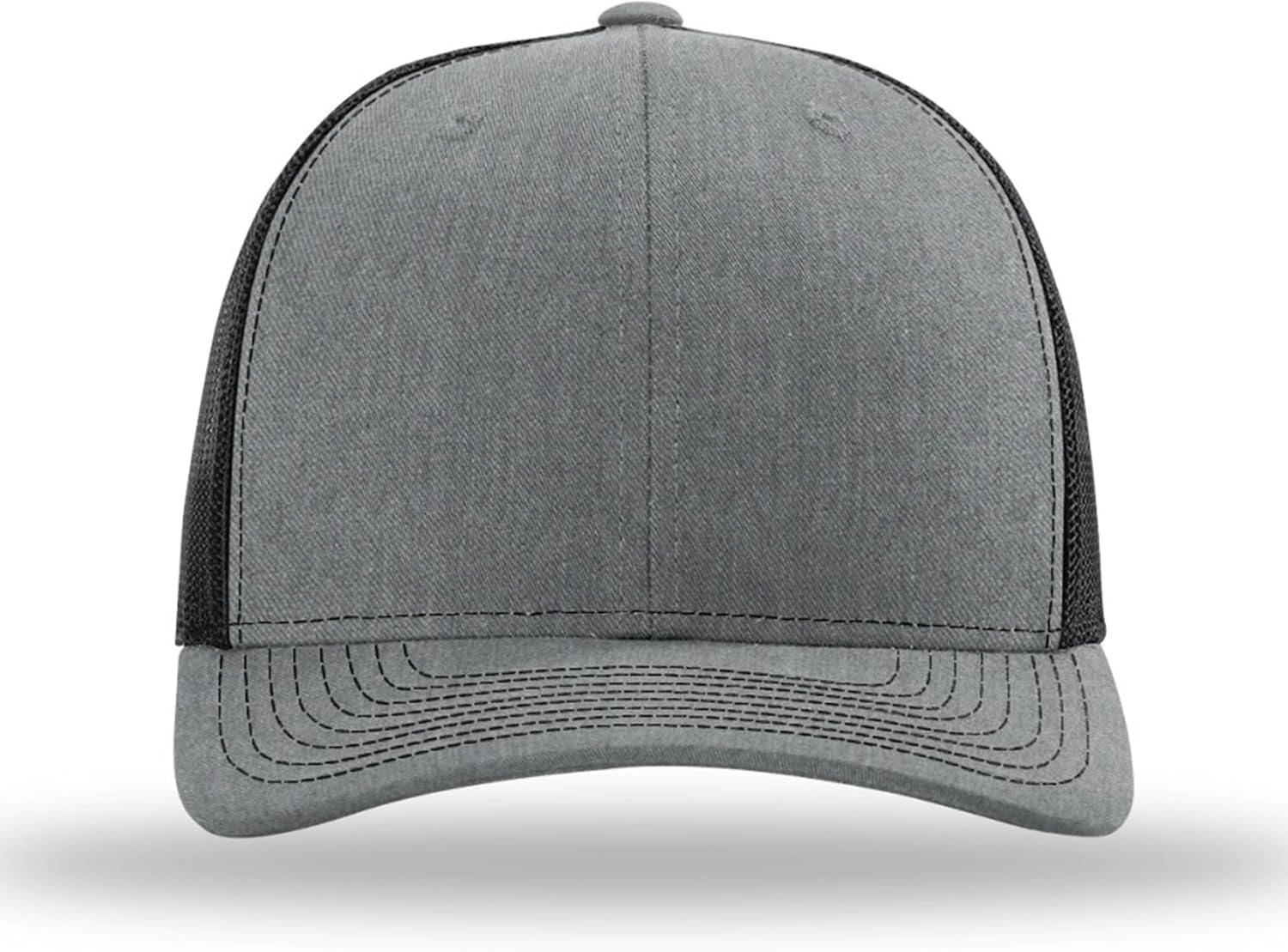 Coffee in The Trees Leather Patch Trucker Hat - Adjustable Fit Cotton Snapback Hat - Breathable Mesh Side for Casual Wear