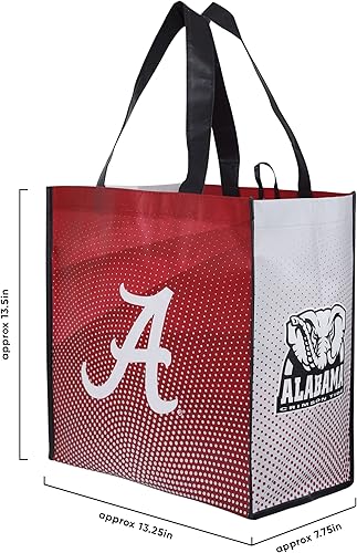 Miniatura 3 de FOCO Bolsas de compras reutilizables con logotipo del equipo de la NCAA