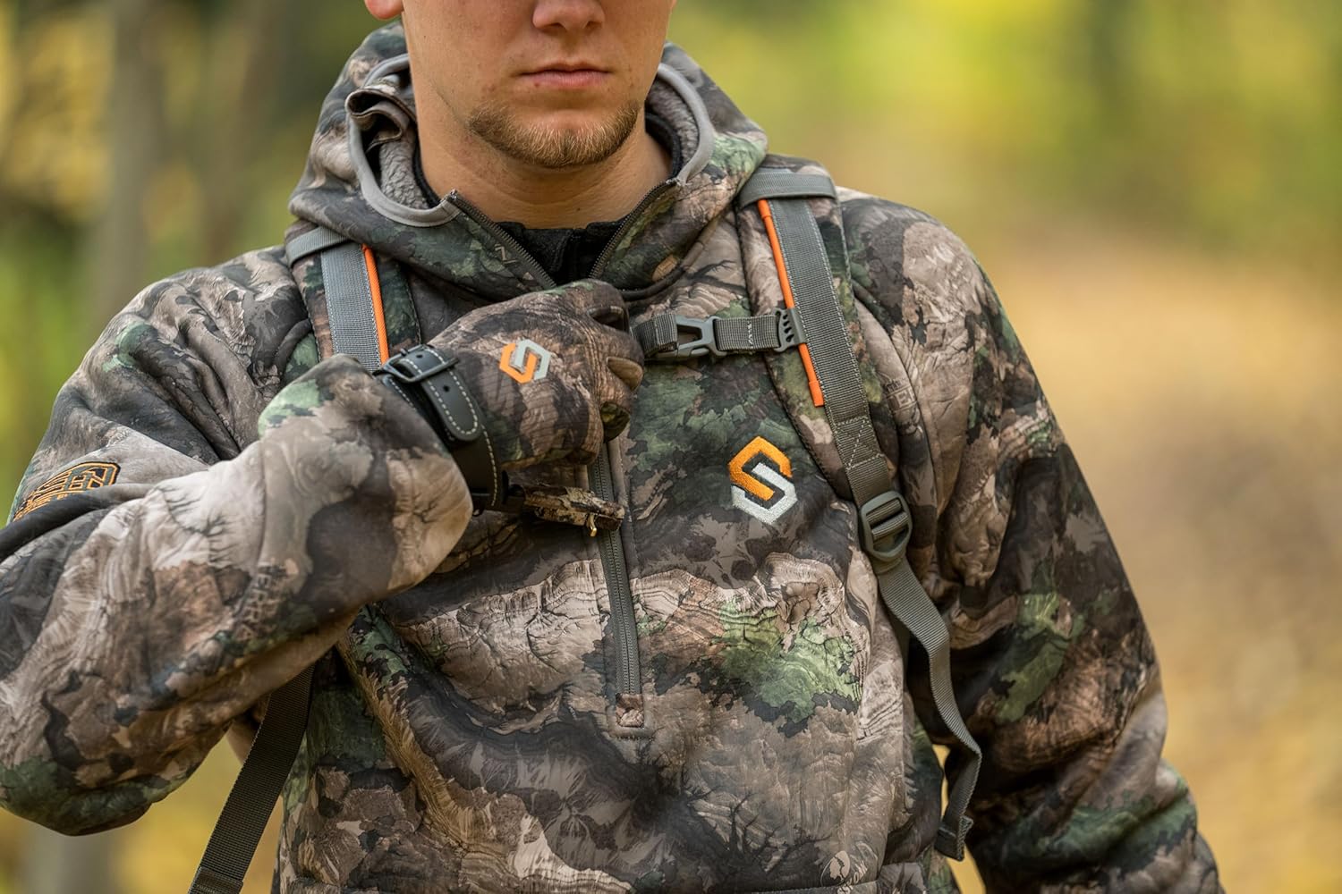 ScentLok BE:1 Ridge Half Zip Midweight Hoodie - Odor Controlling Camo Hunting Jacket