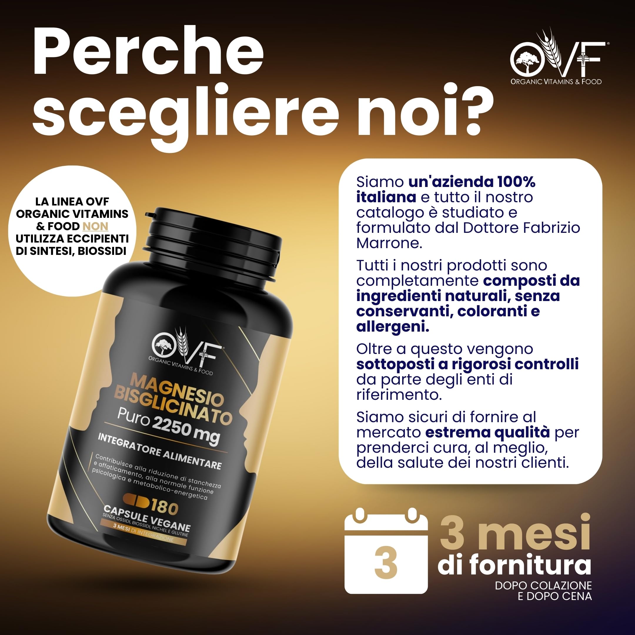 MAGNESIO BISGLICINATO PURO 180 Capsule da 450 mg | 3 Mesi di Integrazione | Supporto per Muscoli e Sonno Integratori Stanchezza Puro Alta Biodisponibilità Vegano