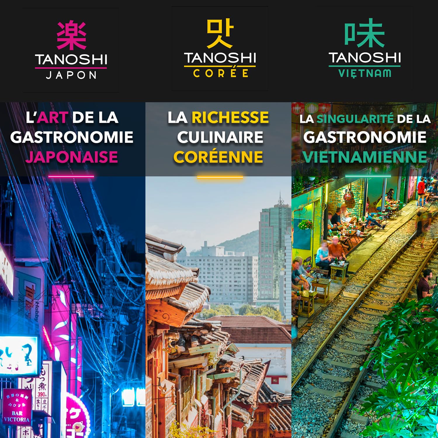 TANOSHI - Nouilles Coréennes de Patate Douce à Cuire - Pour Japchae - Sans Gluten - Paquet de 210 g - 4