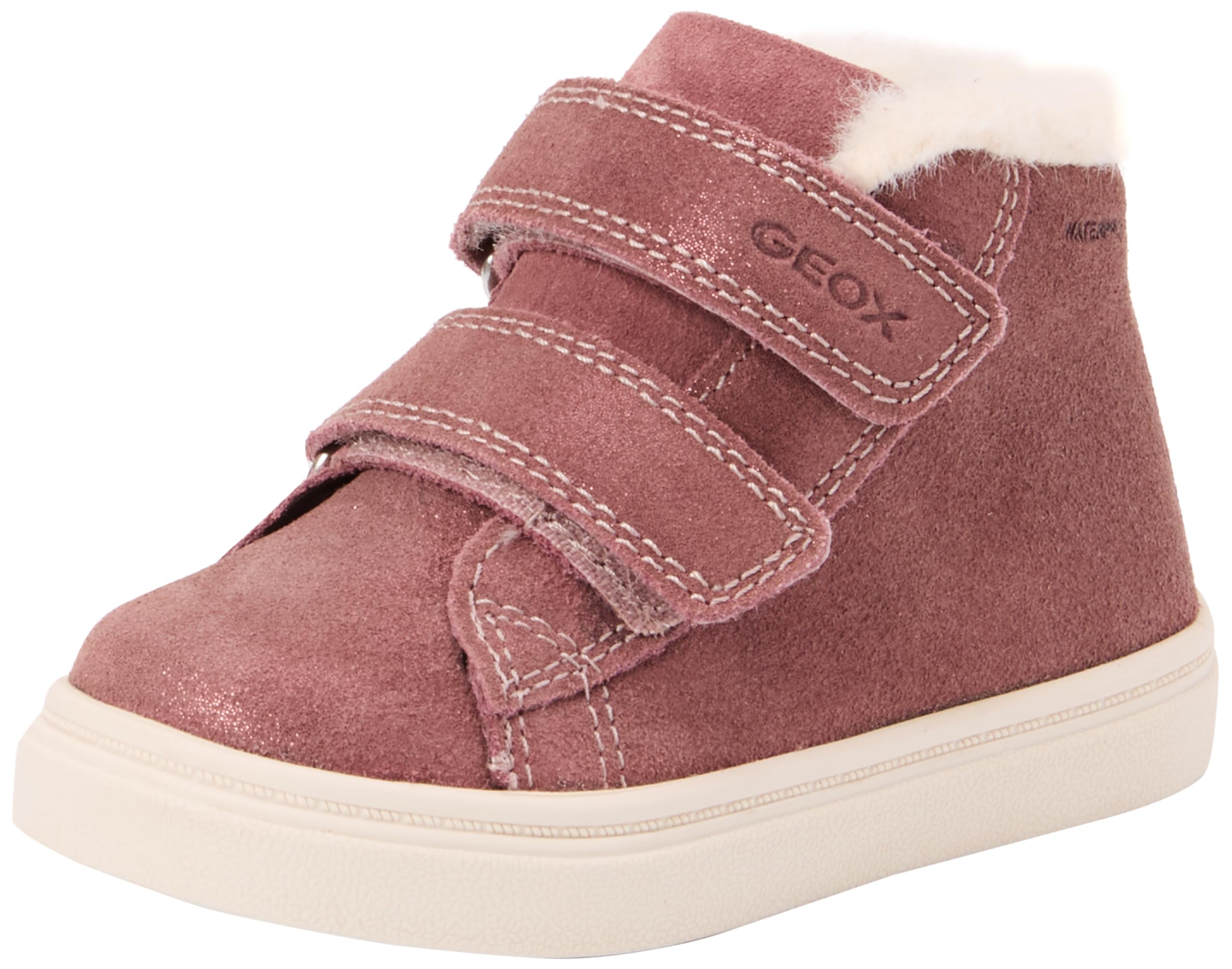 Geox Baby Girls B Nashik WPF Sneaker, Pink, 4 UK Child