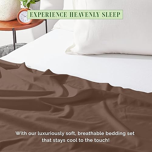 Miniatura 6 de Elegant Comfort Sábana encimera de 1 pieza de calidad hotelera, lujosa y suave, 1500 hilos, calidad egipcia, resistente a arrugas, manchas y