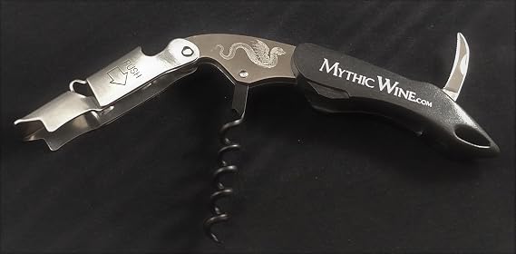 MYTHIC Double Lever Premium Waiter's Corkscrew stainless with teflon worm