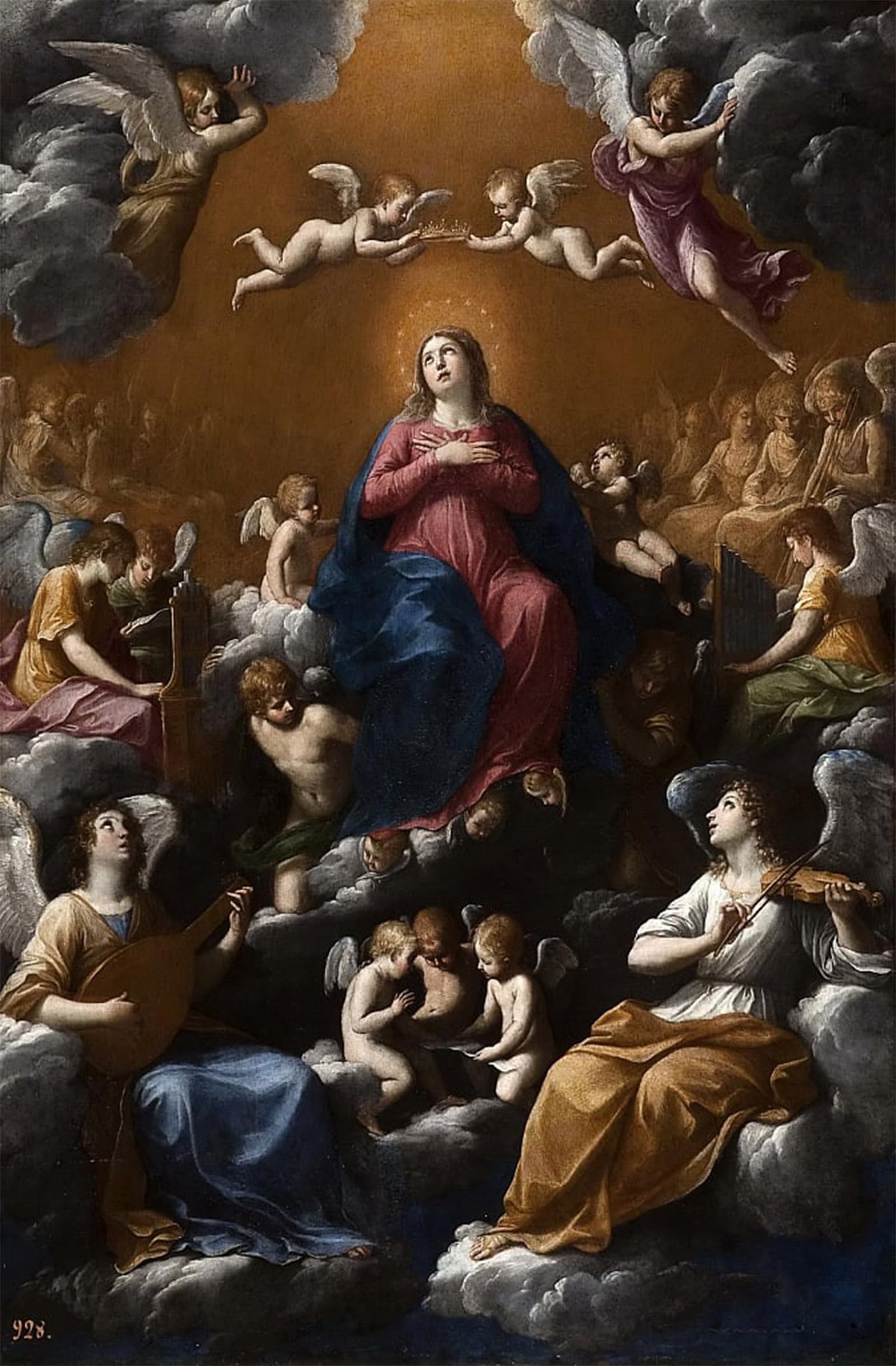 POSTERIIk Famous Animal Posters Vintage Picture the Assumption of the Blessed Virgin Mary by Vintage Painting Modern Wall Decor for Home Decor 60x90cm
