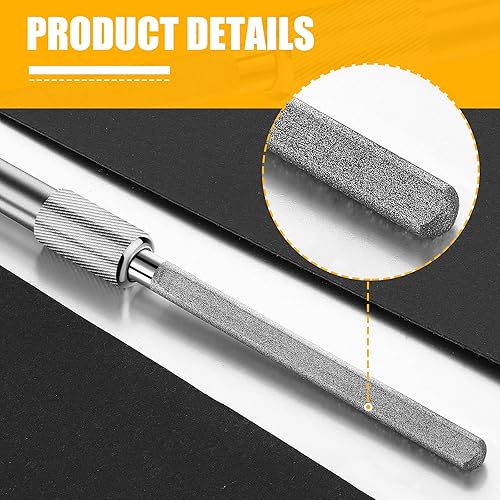 Miniatura 2 de Honoson Archivo de cristal de diamante para reparación de cristal, herramienta de grano de metal, carburo cementado, herramientas de grano de metal,