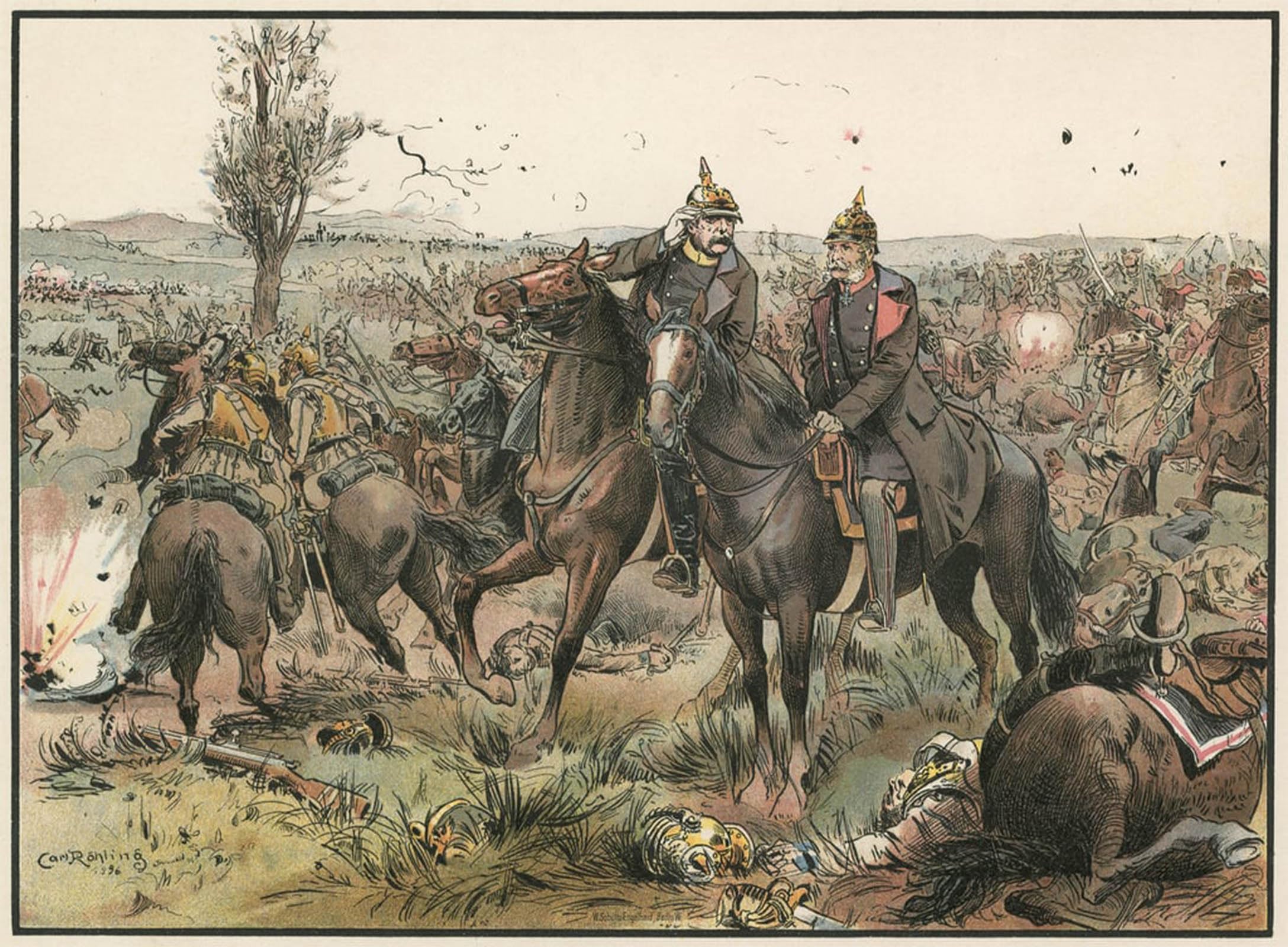 POSTERIIk Famous Animal Posters Vintage Picture Life of Otto Von Bismarck by Carl Rohling Modern Wall Decor for Home Decor 60x90cm