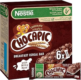Nescafe Nestle Chocapic Chocolate Breakfast Cereal Bar 25g (6 Bars)