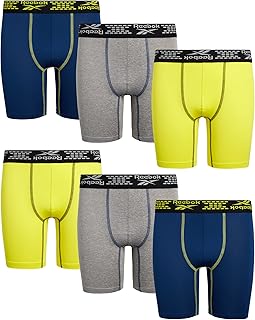 Calzoncillos largos de compresión de secado rápido para niños (paquete de 6)